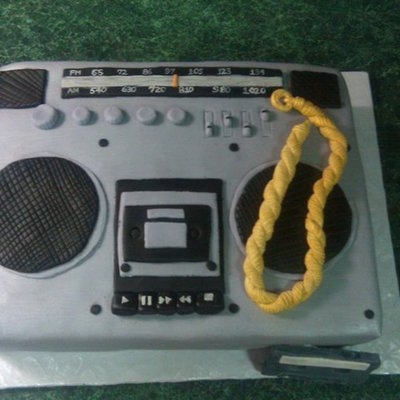 Boom Box Cake