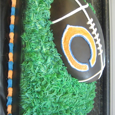 Chicago Bears Birthday Cake