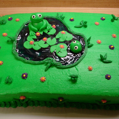 Frogs In A Pond