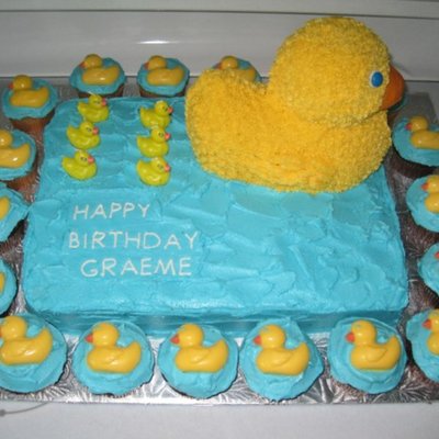 Rubber Ducky Cake