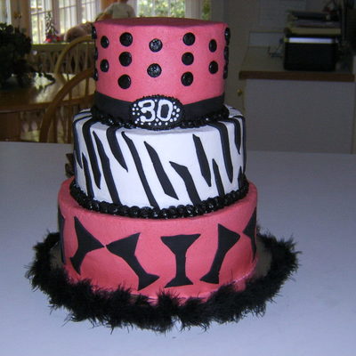 Thirty Year Old Bday Cake