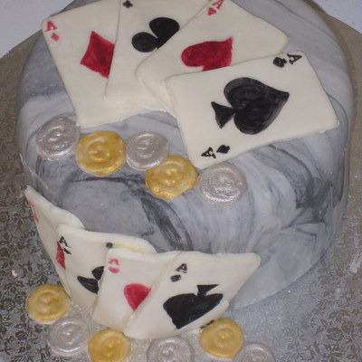 Poker Cake