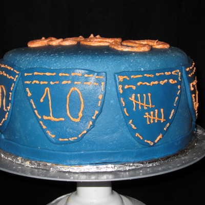 Denim Cake
