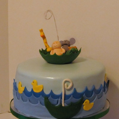 Lucas' Baptism Cake