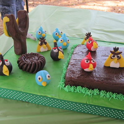 Angry Birds Playable Cake