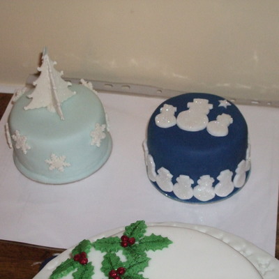 More Miniature Christmas Cakes