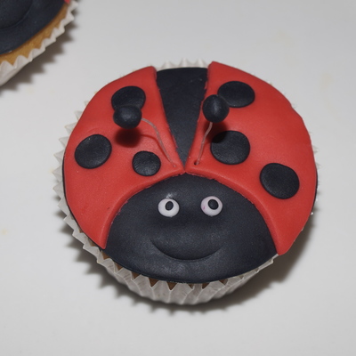 Ladybug Cupcake