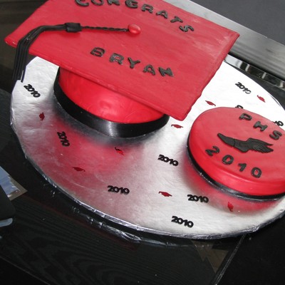 Red Graduation Cap