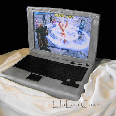 Laptop Cake