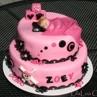 Punk Rock Baby Cake