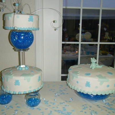 Teddy Bear Baby Shower Carrot Cake