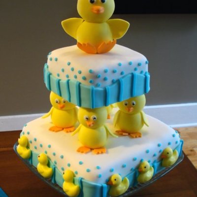 Rubber Duckies Cake!