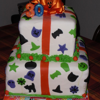 Sister's Halloween Birthday Cake