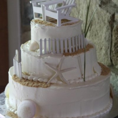 Beach Wedding Cake