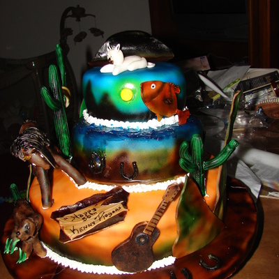 Western Theme Cake