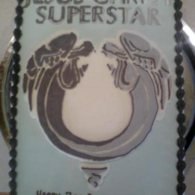 Jesus Christ Superstar Logo Cake