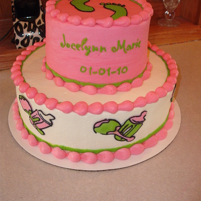 Baby Bottle/rattle Cake