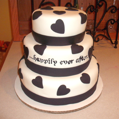 Happily Ever After Bridal Shower Cake