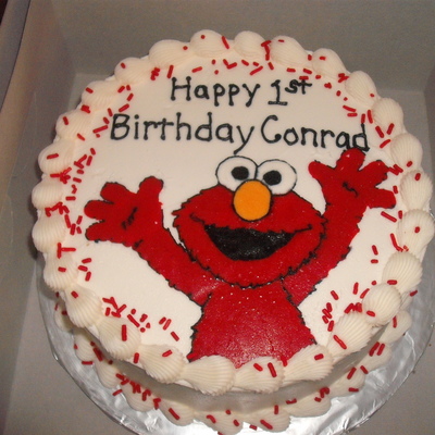 Elmo Birthday Cake
