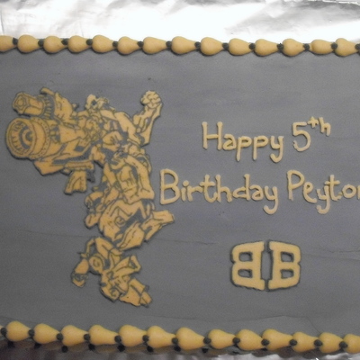 Transformers Cake-Bumblebee