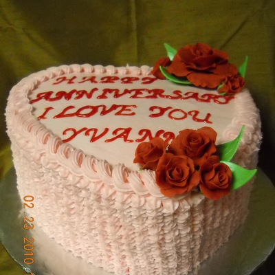 Red Rose Cake