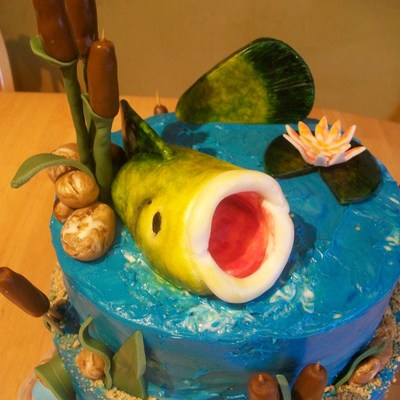 Fishing Birthday Cake