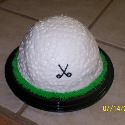 Retirement Cake For Someone Who Loves Golf