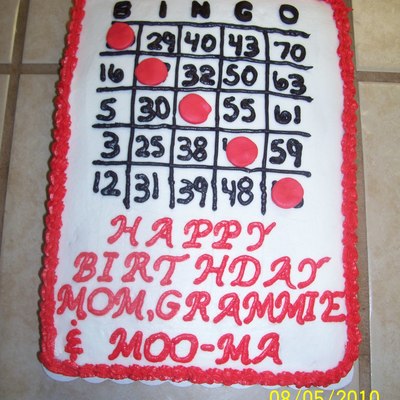 Bingo Cake