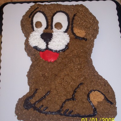Puppy Birthday Cake