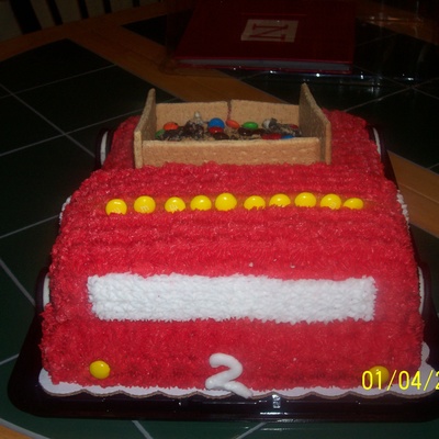 Dump Truck Cake