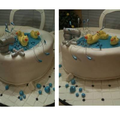 Fondant - Duckies In A Tub