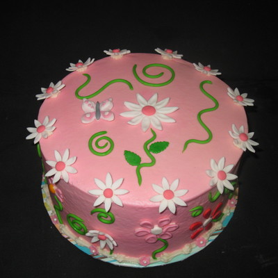 Pink With Daisies