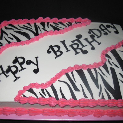 Zebra Birthday