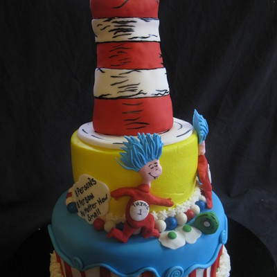 Dr Seuss Birthday Cake