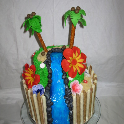 Waterfall Cake