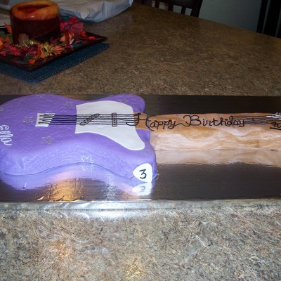 Ella's 3Rd Birthday Guitar