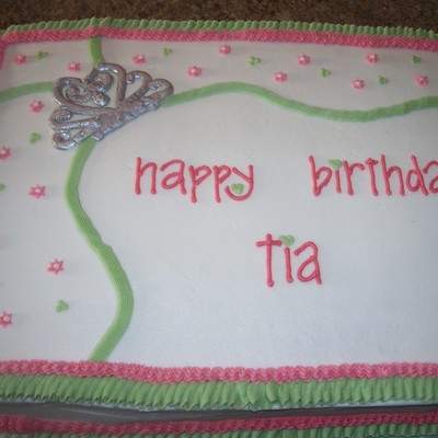 Princess Sheet Cake
