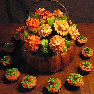 Fall Cupcake Bouquet