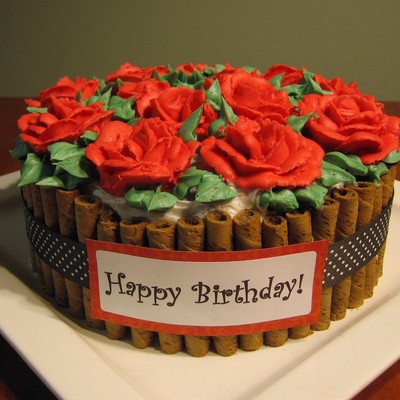 Rose Bouquet Cake