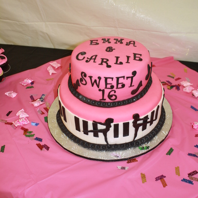 Pink & Black Sweet 16