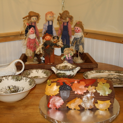 Fall Themed Yule Log