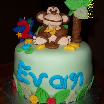 Going Bananas Birthday Cake