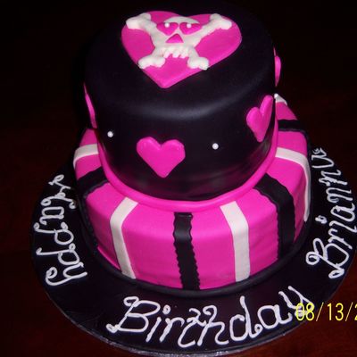 Bad To The Bone Birthday Cake