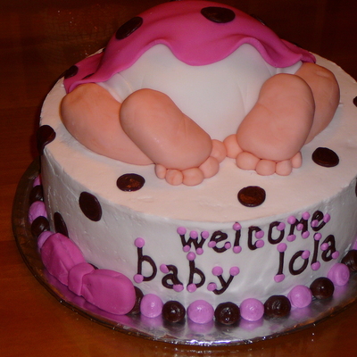 Baby Bottom Cake