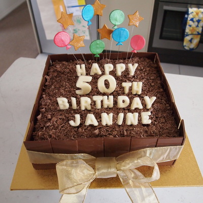 Chocolate Panel Cake