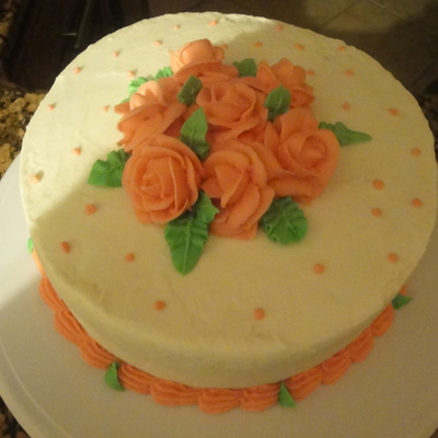 Wilton Course One Rose Cake
