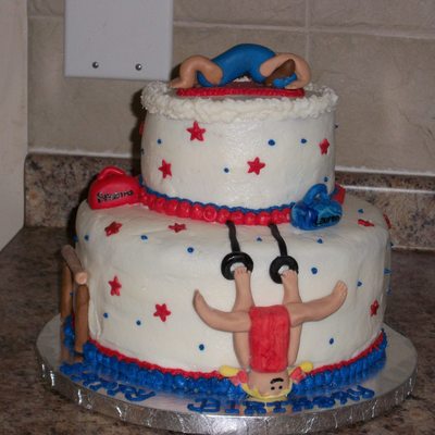 Gymnastics Cake