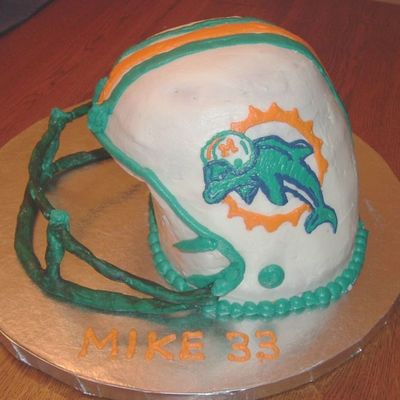 Miami Dolphins Cake
