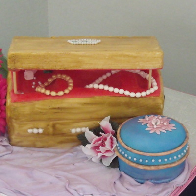 Jewelry Box Cake