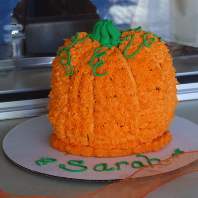 3D Pumpkin Cake